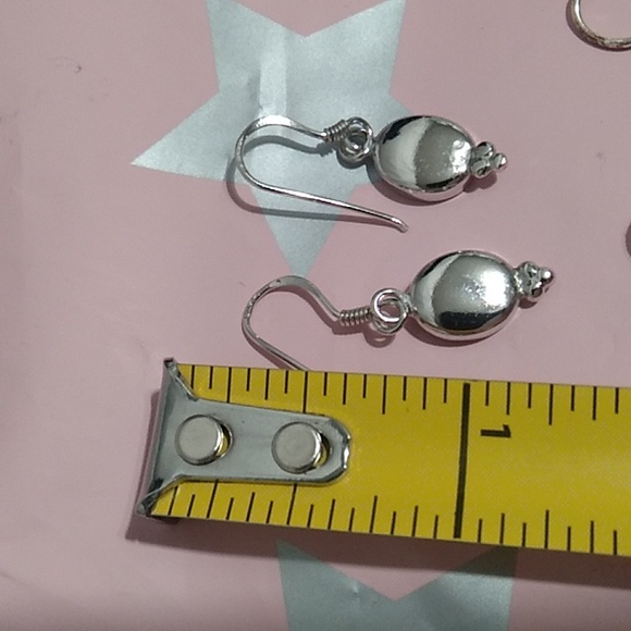 Onyx & Sterling Silver Earring Bundle 2 Pair Bundle - Picture 9 of 9